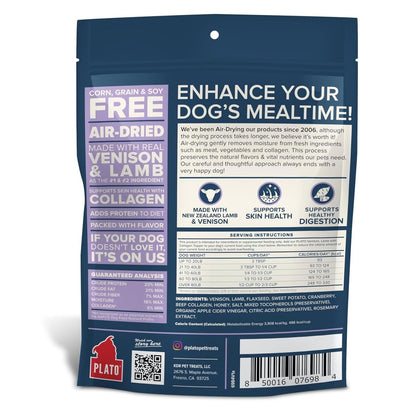 PLATO Food Topper Venison, Lamb and Collagen Recipe 12oz