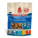 PLATO Small Bites Dog Treats, Natural Bite Sized Real Meat & Salmon Flavor, Grain Free & High in Protein, Air Dried Authentic Ingredients, 2 Calories Per Treat, Made in the USA, 2.5 Ounces