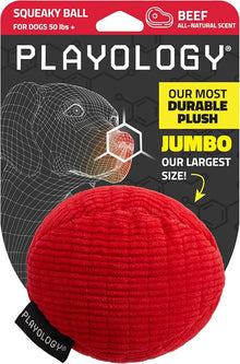 Playology all natural beef large dog toy