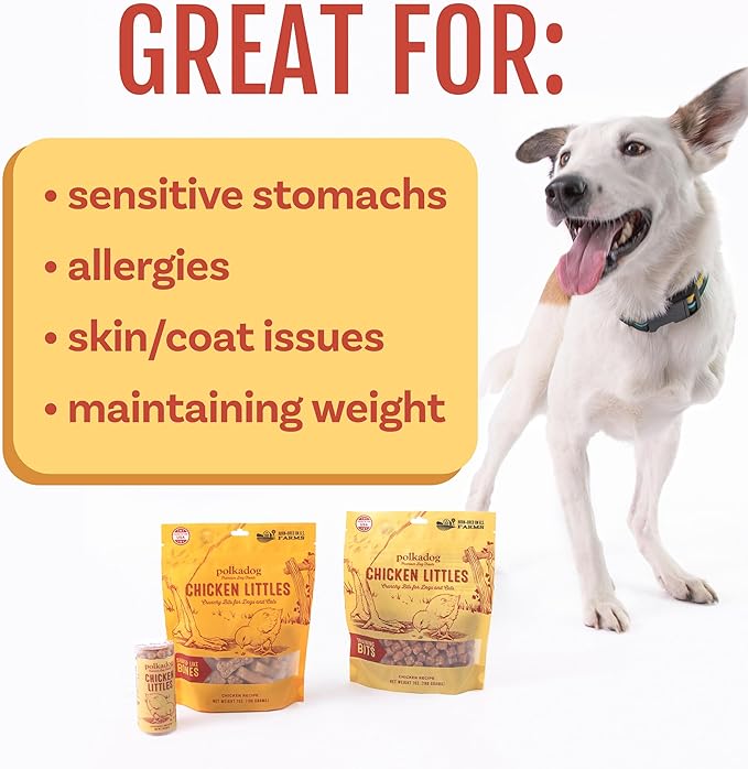 Polkadog chicken littles training bits chicken recipe 7oz dog & cat treats crunchy