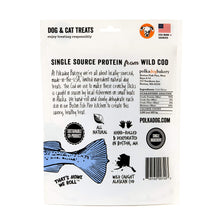 Polkadog Cod Skins Dog Treat - Lean Protein, Made In Usa, Single - Ingredient, Grain & Gluten Free, For All Breeds - Crunchy Fish Skin Treat For Teeth Health, 2Oz Shortie