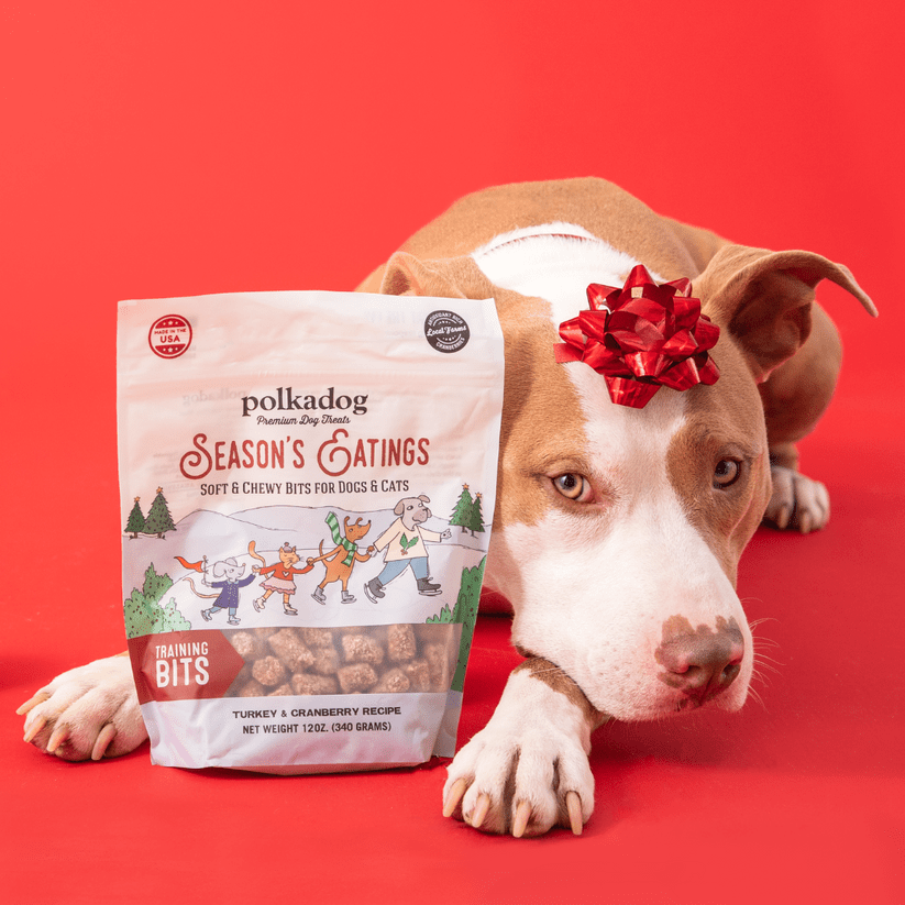 Polkadog season eatings soft and chewy bits for dogs turkey and cranberry