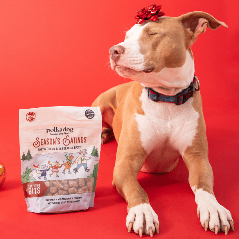 Polkadog season eatings soft and chewy bits for dogs turkey and cranberry