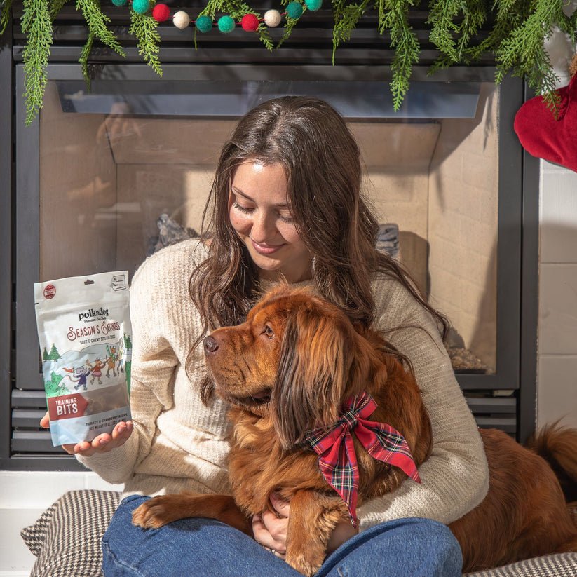 Polkadog season eatings soft and chewy bits for dogs turkey and cranberry