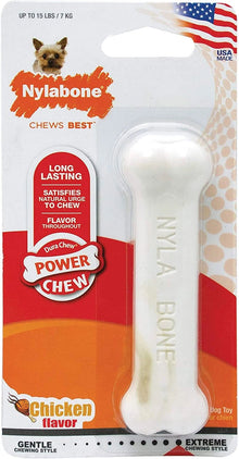Power chew chicken flavor dog bone