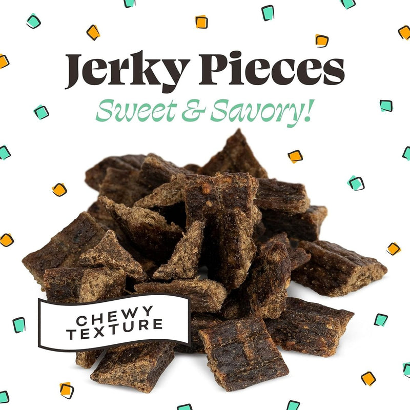 Primal Pet Foods Give Pieces a Chance Treats for Cats - Soft Chicken Jerky - Made with Bone Broth - Grain Free - 4 oz