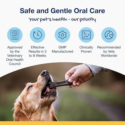 Proden plaqueoff system dental care bones turkey & cranberry 17oz medium/large dogs 13pcs