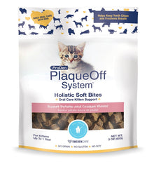 ProDen PlaqueOff System Sweet Potato & Pumpkin Flavor Cat Dental Treats, 3 - oz bag