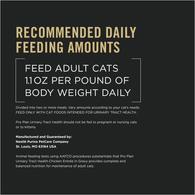 Proplan urinary tract health chicken entree 3 oz canned cat food