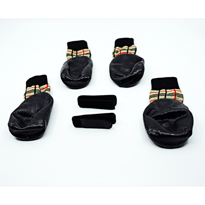Puppibles pvc anti slip waterproof dog socks - large