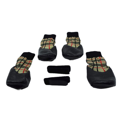 Puppibles pvc anti slip waterproof dog socks - large