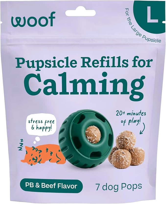 Pupsicle refills for calming 7 pops for dogs