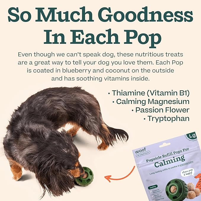 Pupsicle refills for calming 7 pops for dogs