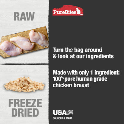 PureBites Freeze - Dried Cat Treats with Chicken Breast 1.09 oz