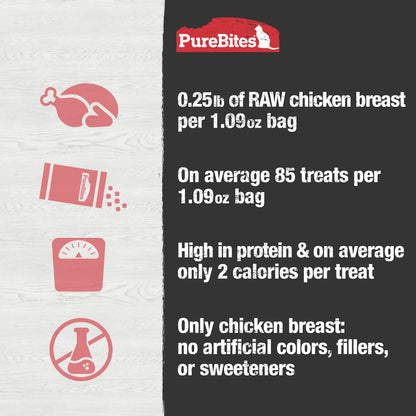 PureBites Freeze - Dried Cat Treats with Chicken Breast 1.09 oz