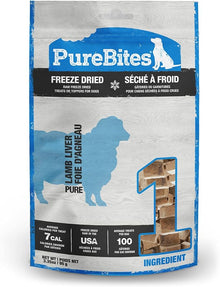 Purebites freeze dried lamb liver dog treats 2.5oz