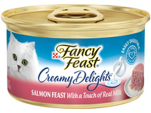 Purina Fancy Feast Creamy Delights Wet Cat Food Variety Salmon)