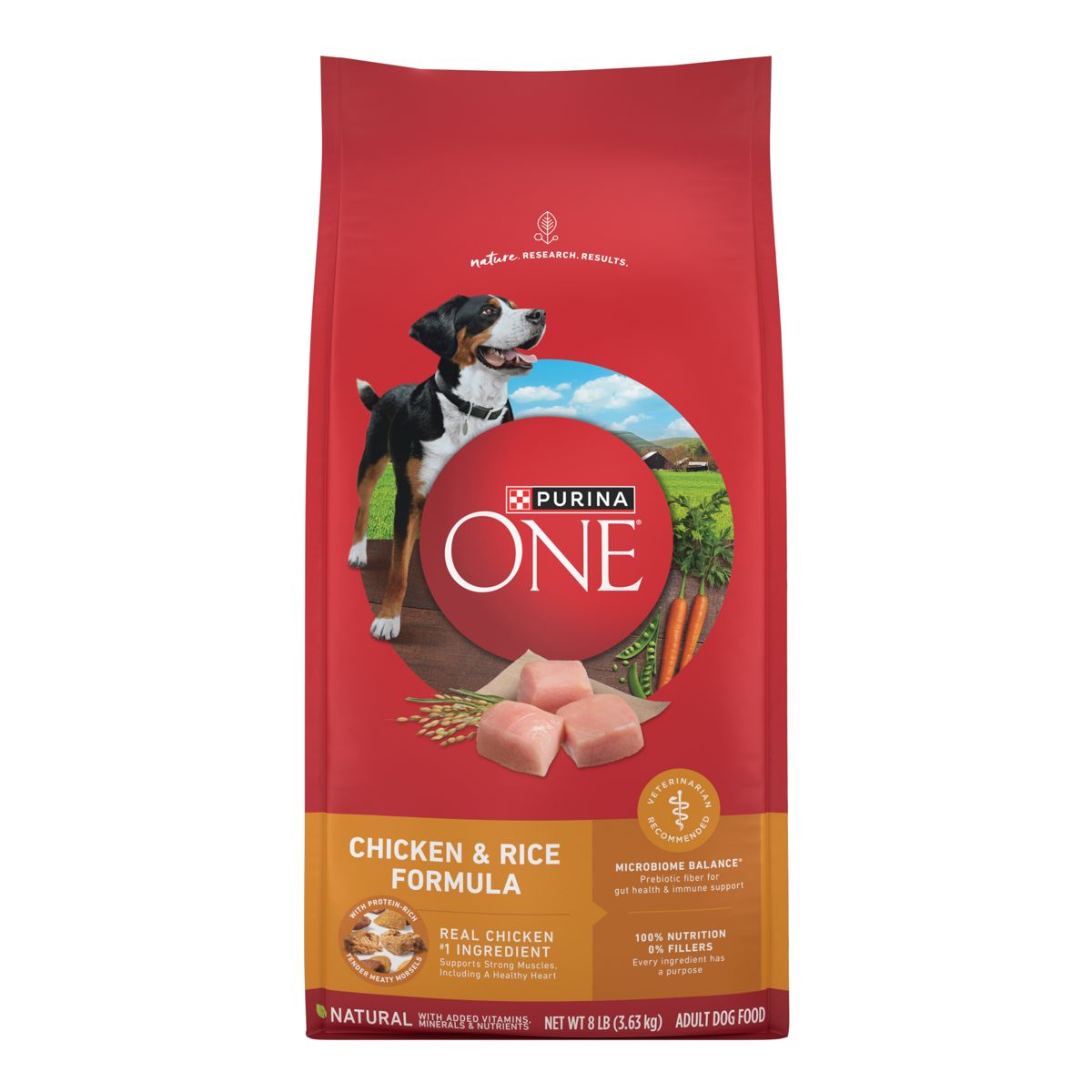 Purina one chicken and rice 8 lbs