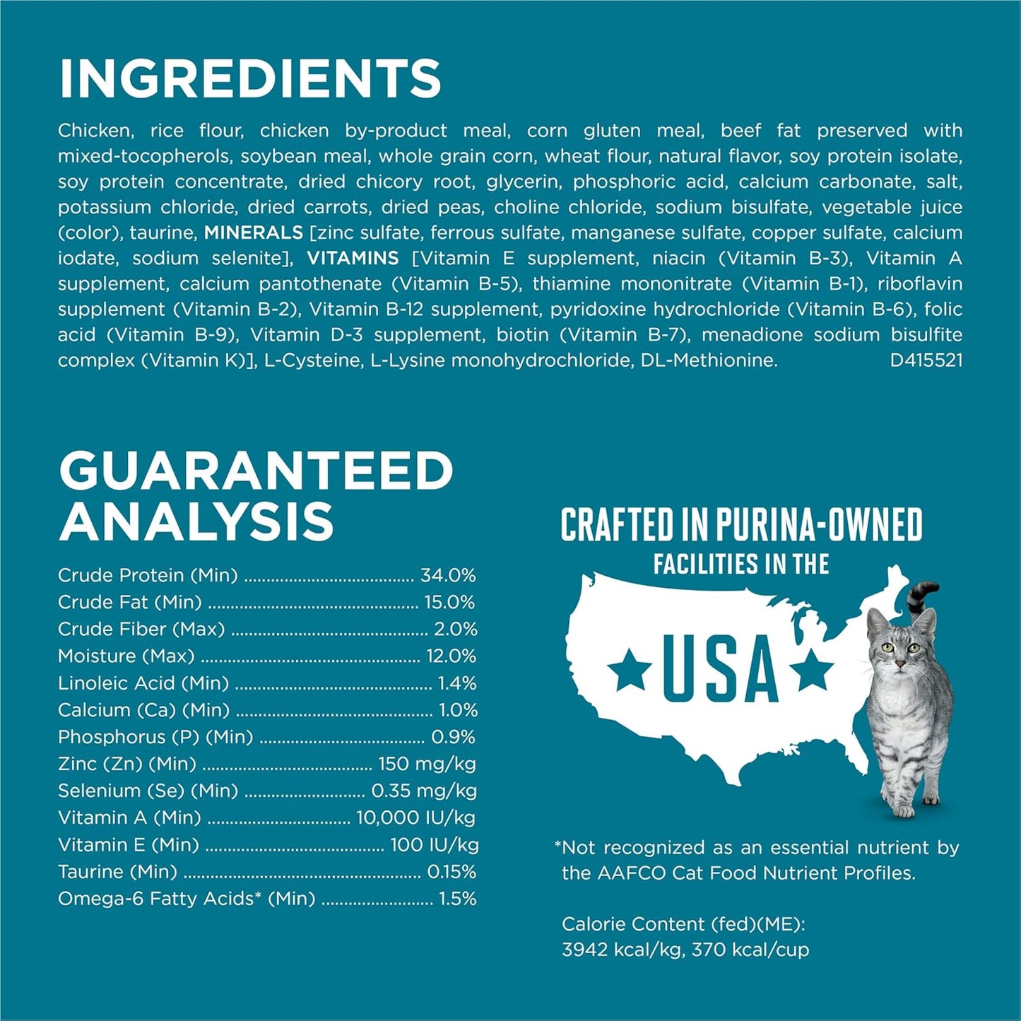 Purina ONE Tender Selects Blend with Real Chicken Digestive Formula Dry Cat Food, 7 - lb bag