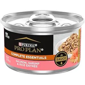 Purina pro plan complete essentials salmon shrimp and rice wet food 3oz