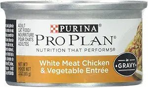 Purina pro plan complete essentials white meat chicken & vegetables canned cat food 3oz