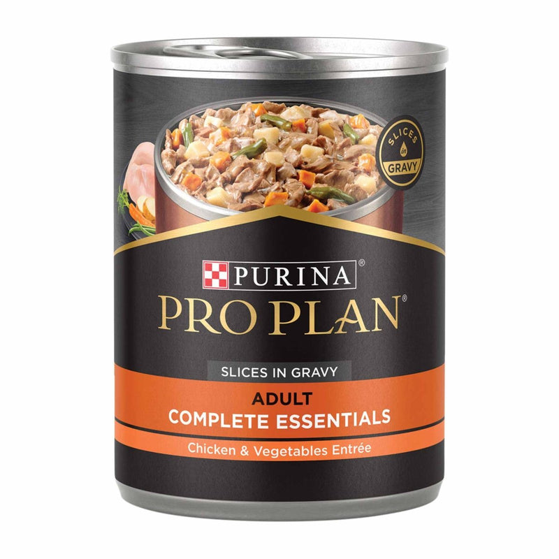 Purina Pro Plan High Protein Wet Dog Food in Gravy, Chicken and Vegetables Entree - 13 Ounce Can