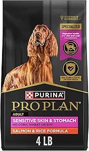 Purina pro plan sensitive skin and stomach salmon and rice dog food 4lb