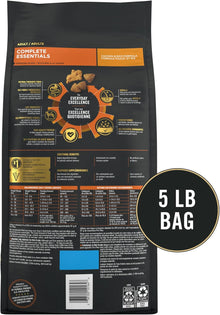 Purina pro plan shredded chicken rice complete essentials 5lb dry dog food kibble