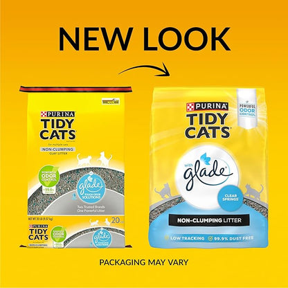 Purina tidy cats with Glade non clumping litter 20lb