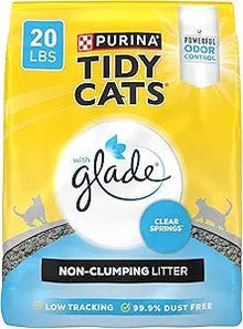 Purina tidy cats with Glade non clumping litter 20lb