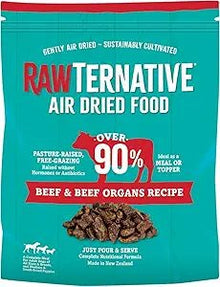 Rawrternative Air Dried Dog Food Beef & Beef Organs 5oz