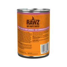 Rawz 96% beef, liver, and goats milk canned pate dog food