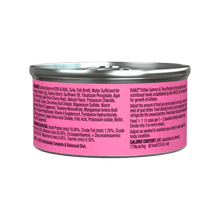Rawz kitten salmon and tuna recipe canned kitten food 3oz