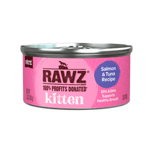 Rawz kitten salmon and tuna recipe canned kitten food 3oz