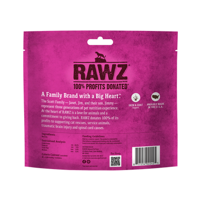Rawz Raw Freeze Dried Venison Cat Treats - Minnows Cat Treats