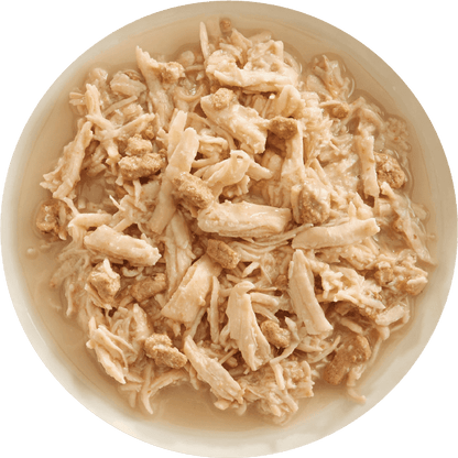 Rawz shredded chicken and duck canned cat food