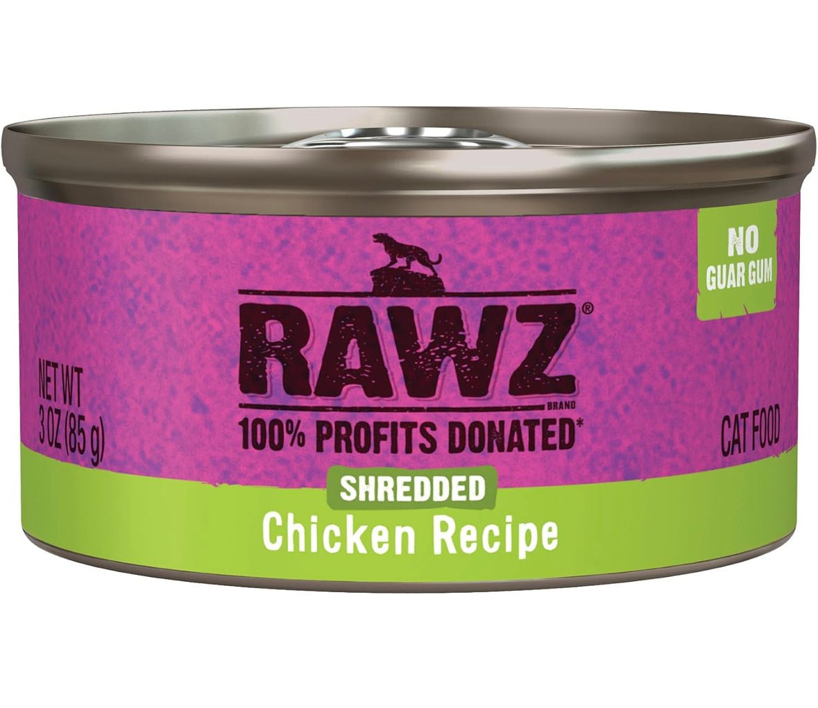 Rawz shredded chicken recipe 3oz canned cat food