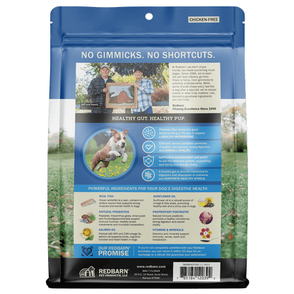 Redbarn air dried dog food fish 2lbs