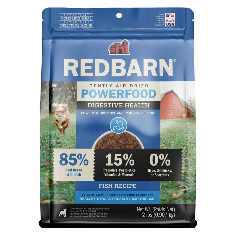 Redbarn air dried dog food fish 2lbs