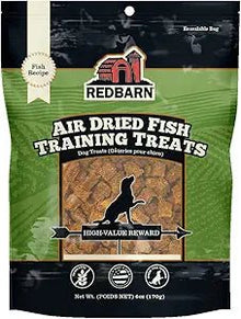 Redbarn air dried fish training treats 6oz bag