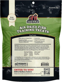 Redbarn air dried fish training treats 6oz bag