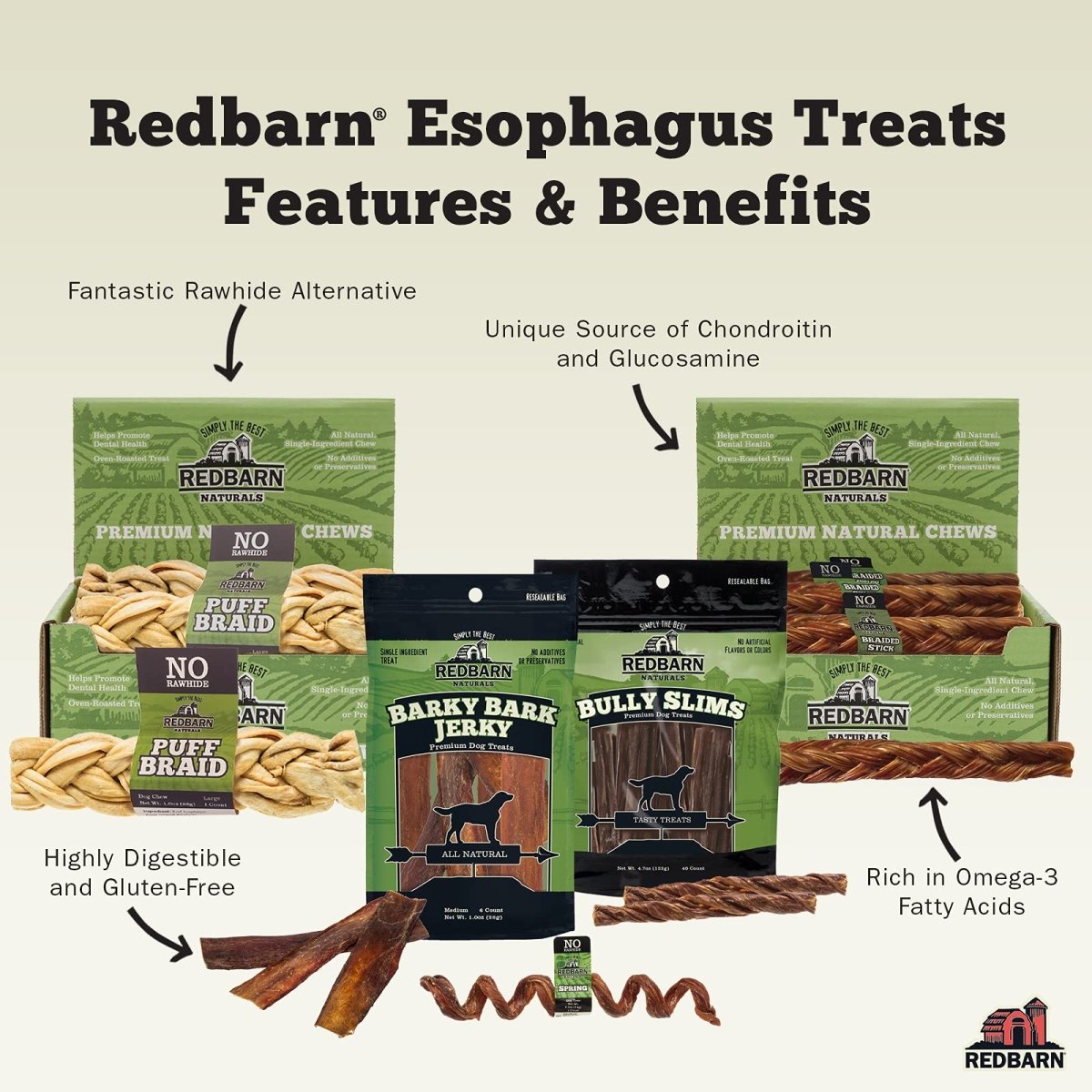 Redbarn Barky Bark (100% Beef Jerky) Large (1 - Count)