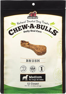 Redbarn chew a bulls brush medium dog dental treats