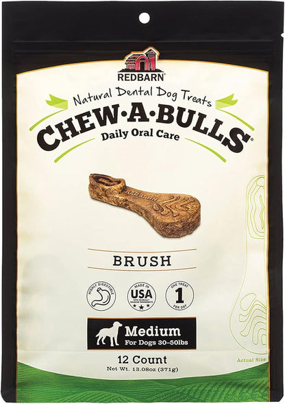 Redbarn chew a bulls brush medium dog dental treats