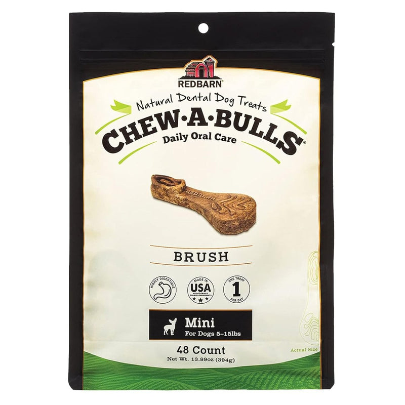 Redbarn Chew - A - Bulls (Size: Mini | Shape: Brush)