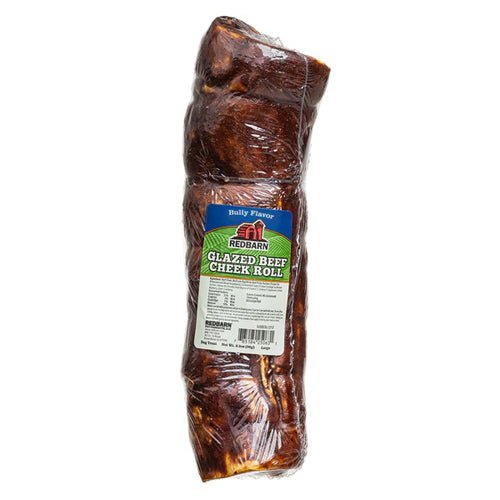 Redbarn Dog Grain Free Glazed Bully Beef Cheek Roll Large