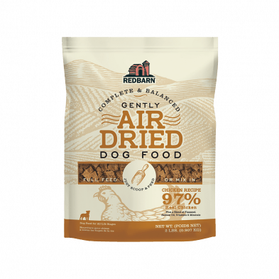 Redbarn gently air dried dog food chicken 2lbs