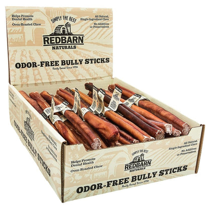 Redbarn Odor Free Bully Sticks for Dogs - 12