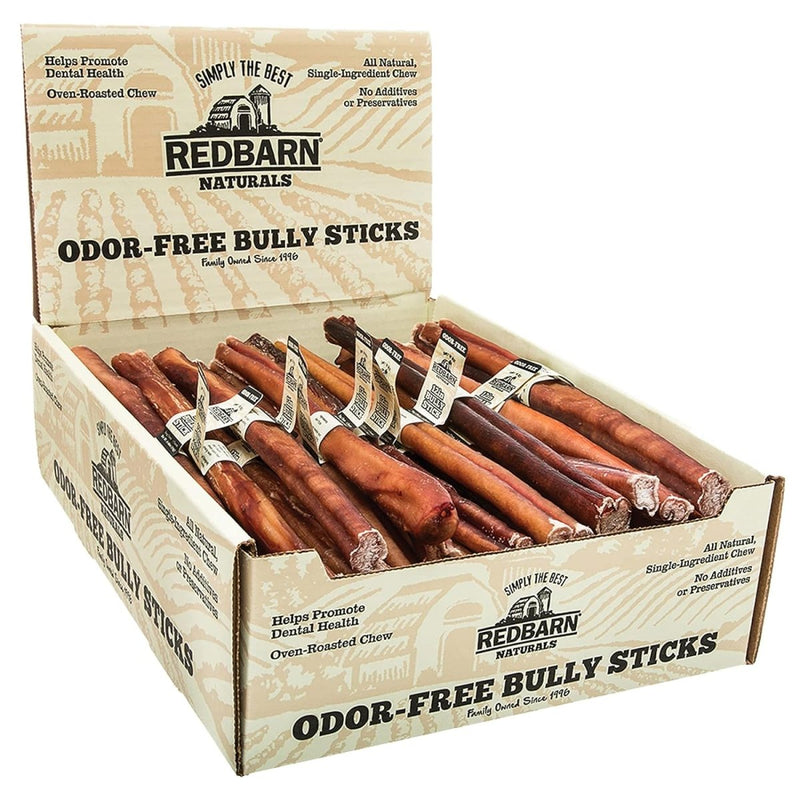 Redbarn Odor Free Bully Sticks for Dogs - 12