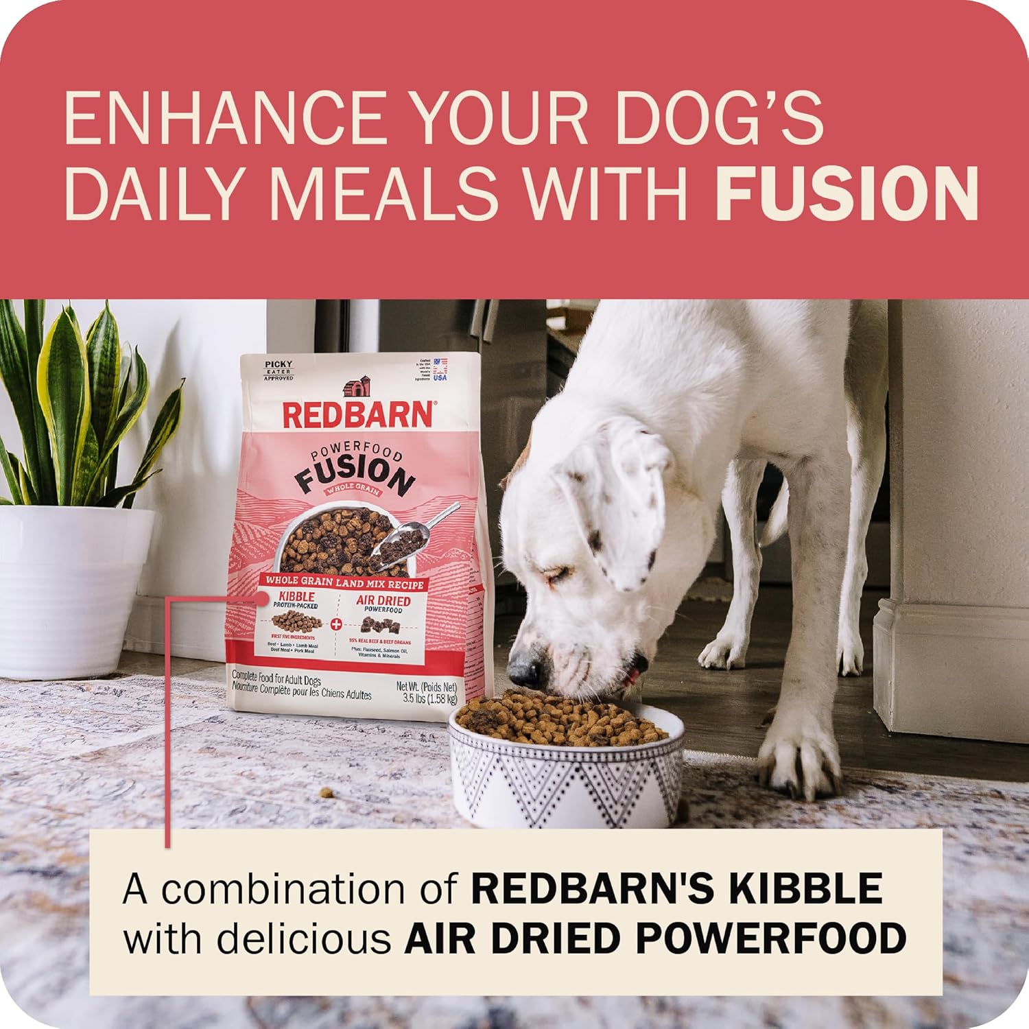 Redbarn powerfood fusion dog kibble 3.5 lbs